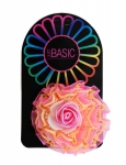SALON CLIPS WITH TUTU FLOWER TWO-TONE